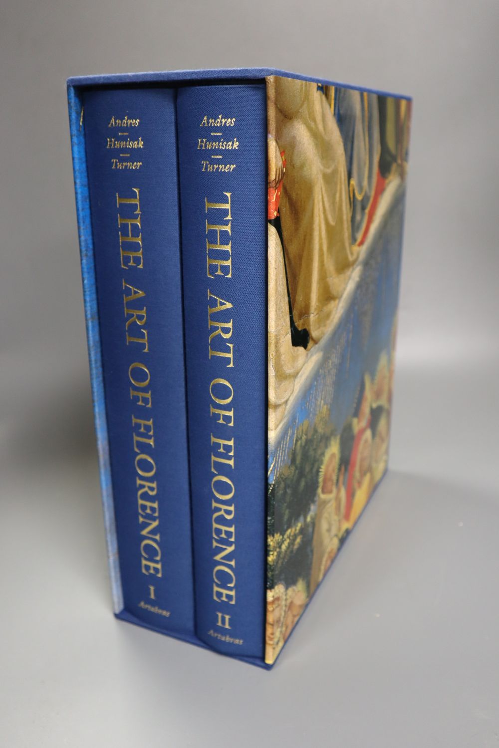 Andres, Glenn; Hunisak, John, Turner, Richard - The Art of Florence, 2 vols, folio, in slip case, Artrabas, New York and London, 1994